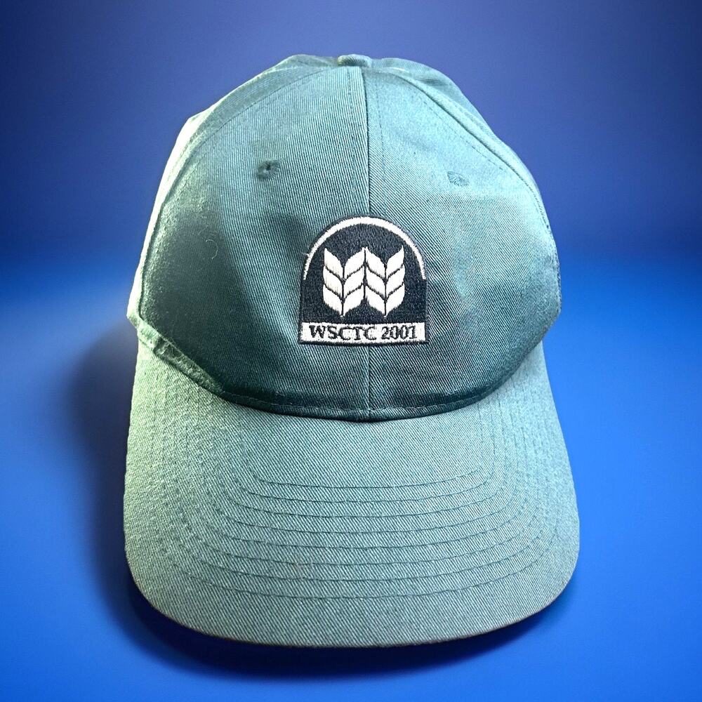 Port & Company WSGCT 2001 Forest Green Snap Back Wheat Logo Old Money Outdoors